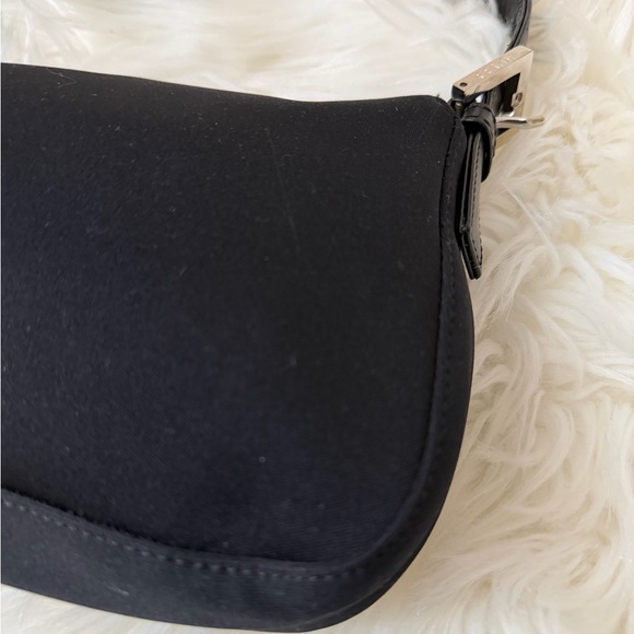 Vintage 00's Fendi Black Neoprene Baguette
Bag with Silver Accent. - Picture 15 of 16